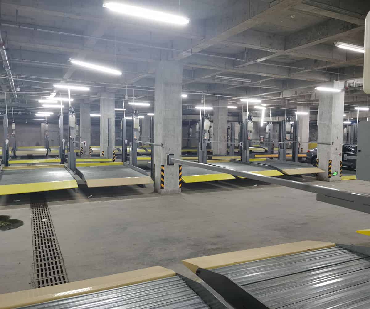 峨眉山家用升降式機械式停車位拆除
