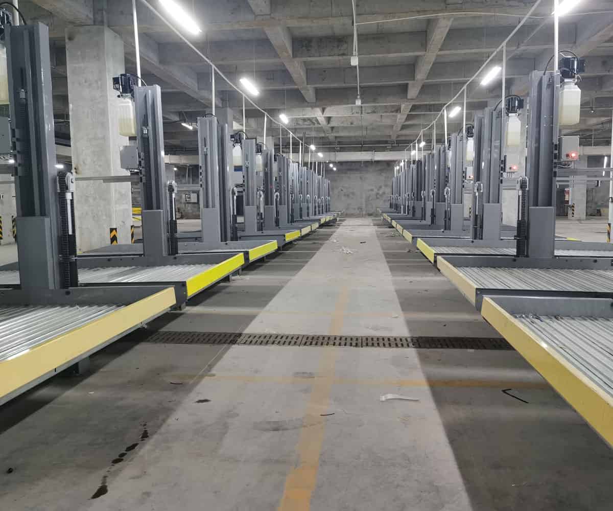 西充2層升降式立體停車庫回收