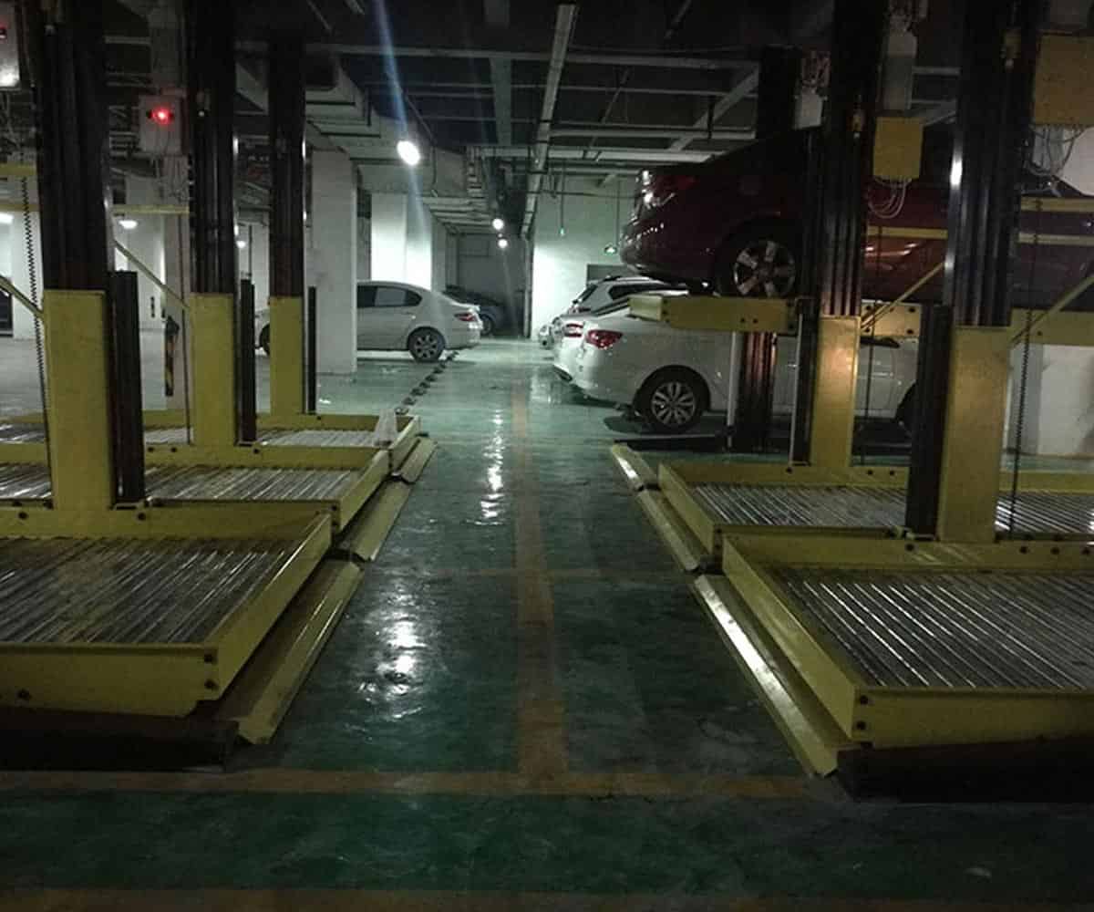 安州二層升降橫移式機(jī)械立體車庫長租