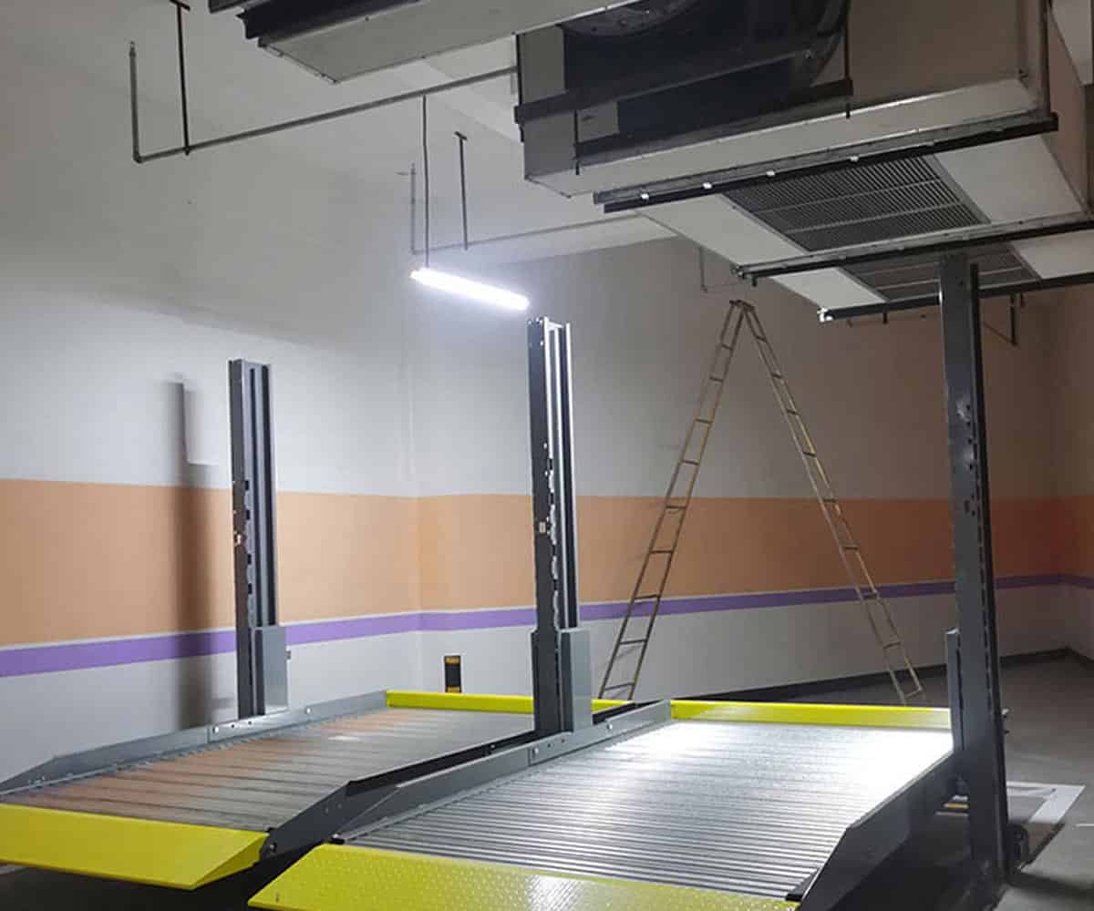 宣漢兩層升降機械式停車庫出租