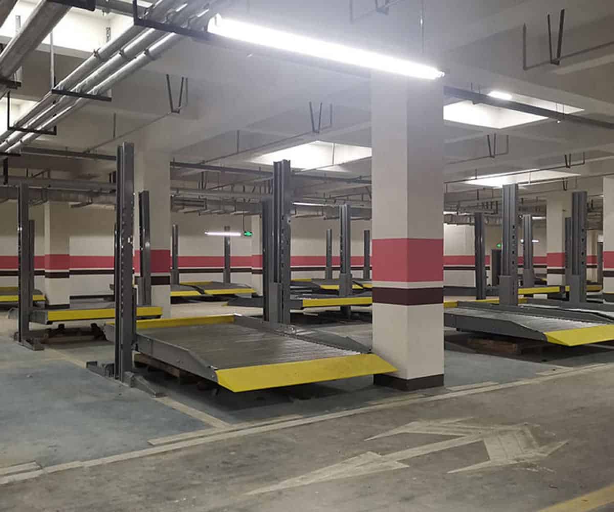 金陽二層升降式立體車庫短租