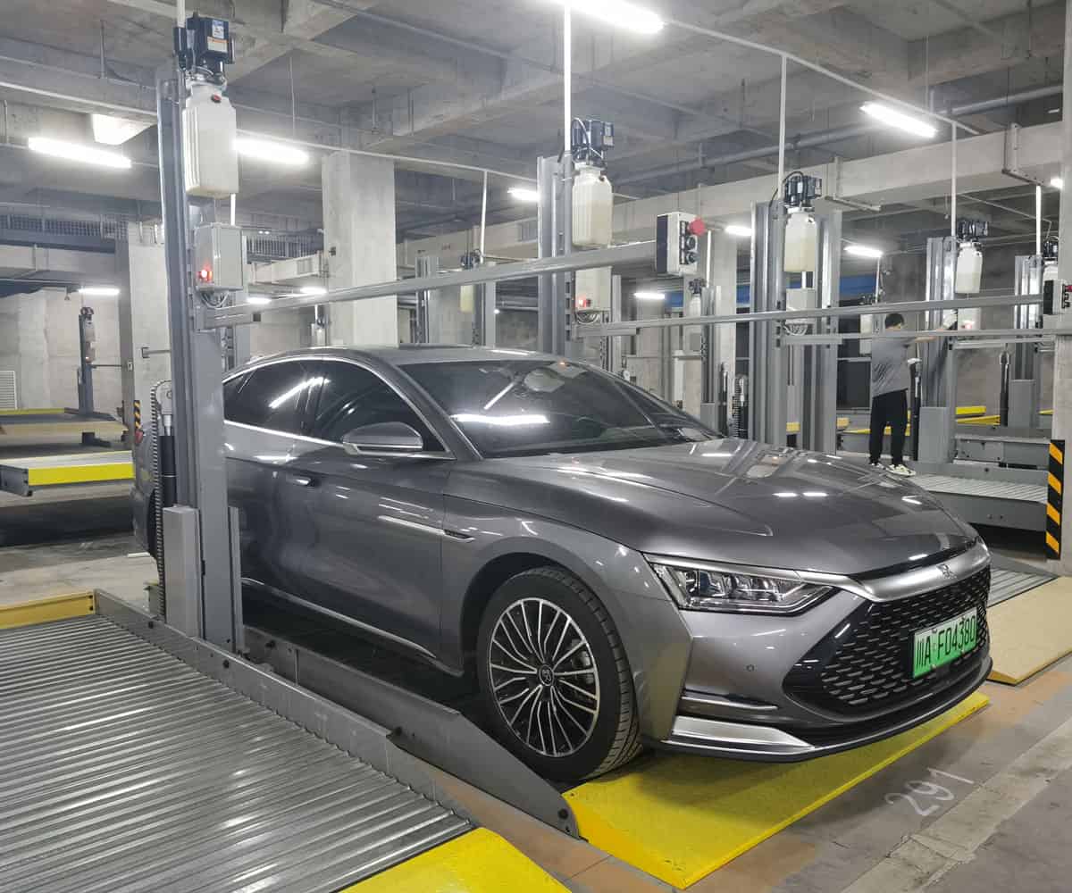 彭山四柱簡易式機械立體車庫租賃