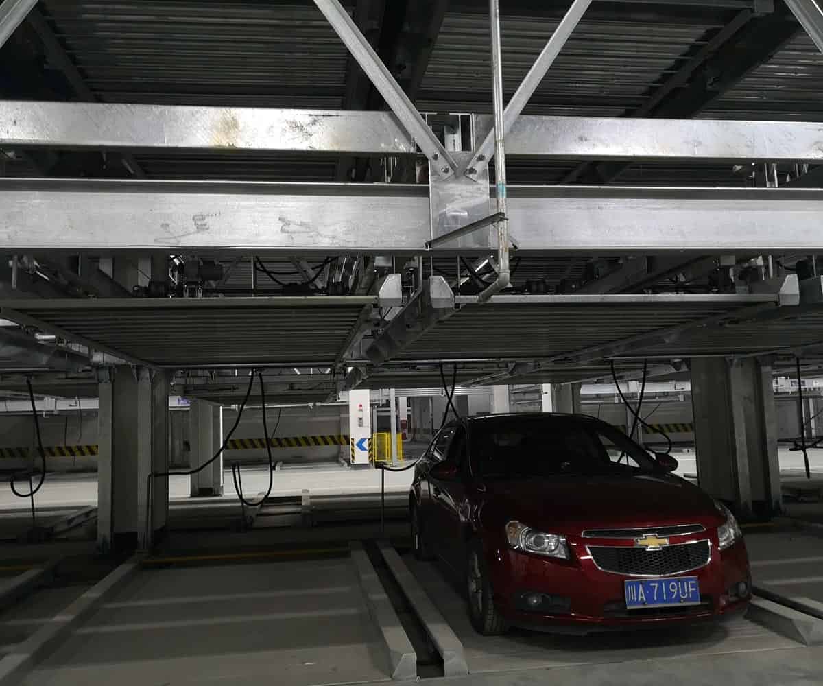 青白江兩層PSH型機(jī)械立體車庫
