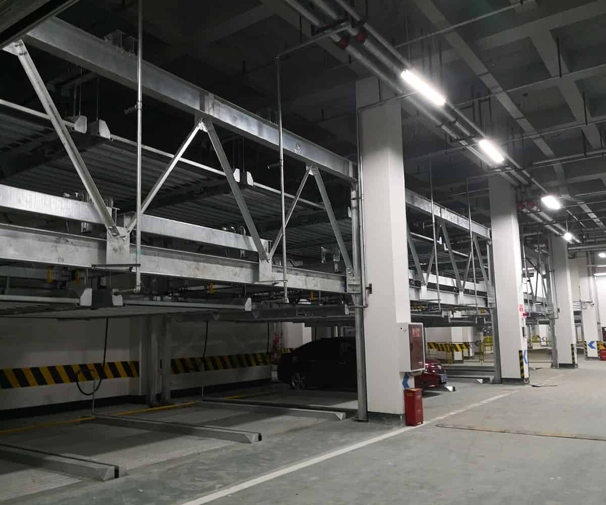 青白江PSH2二層升降橫移機(jī)械式立體停車設(shè)備