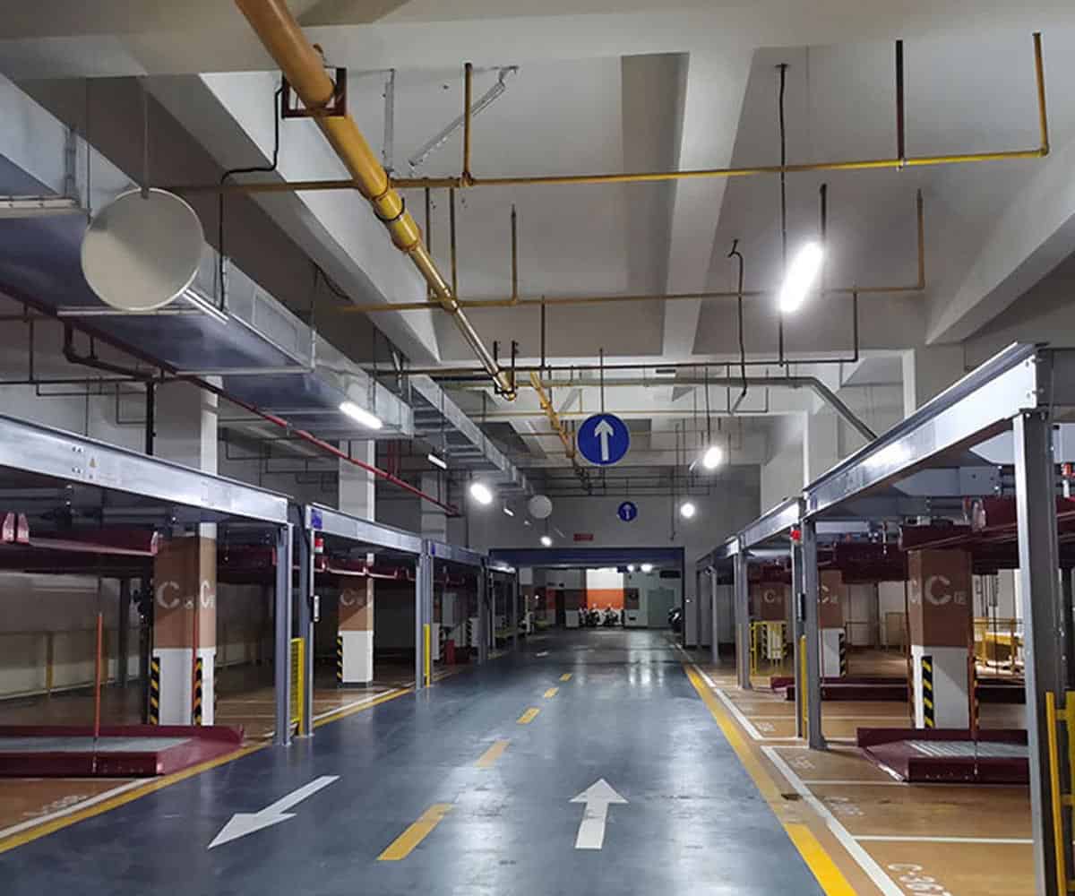 梓潼四柱式簡易升降立體停車設(shè)備